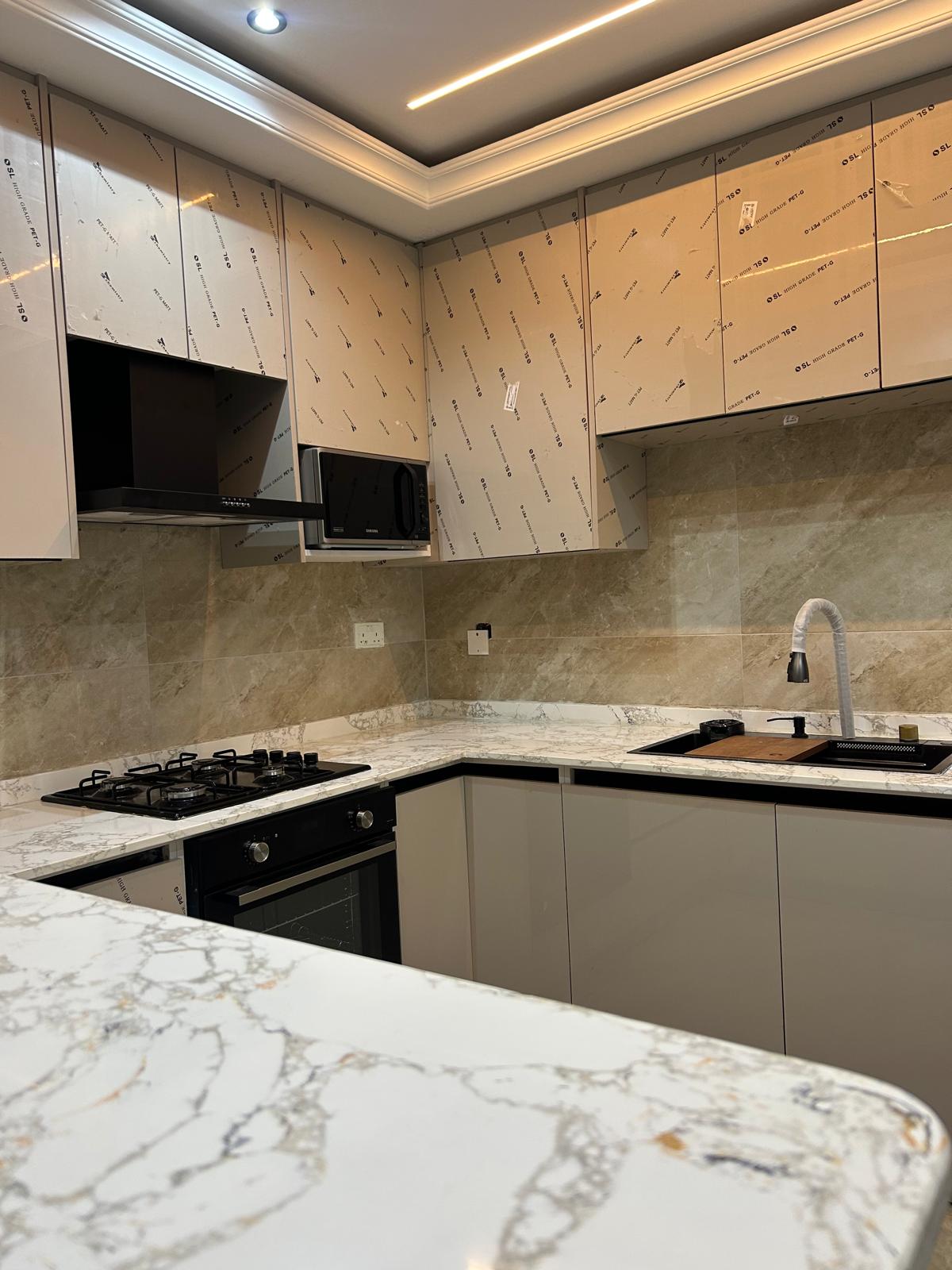 Modern kitchen finish by Destined Interiors